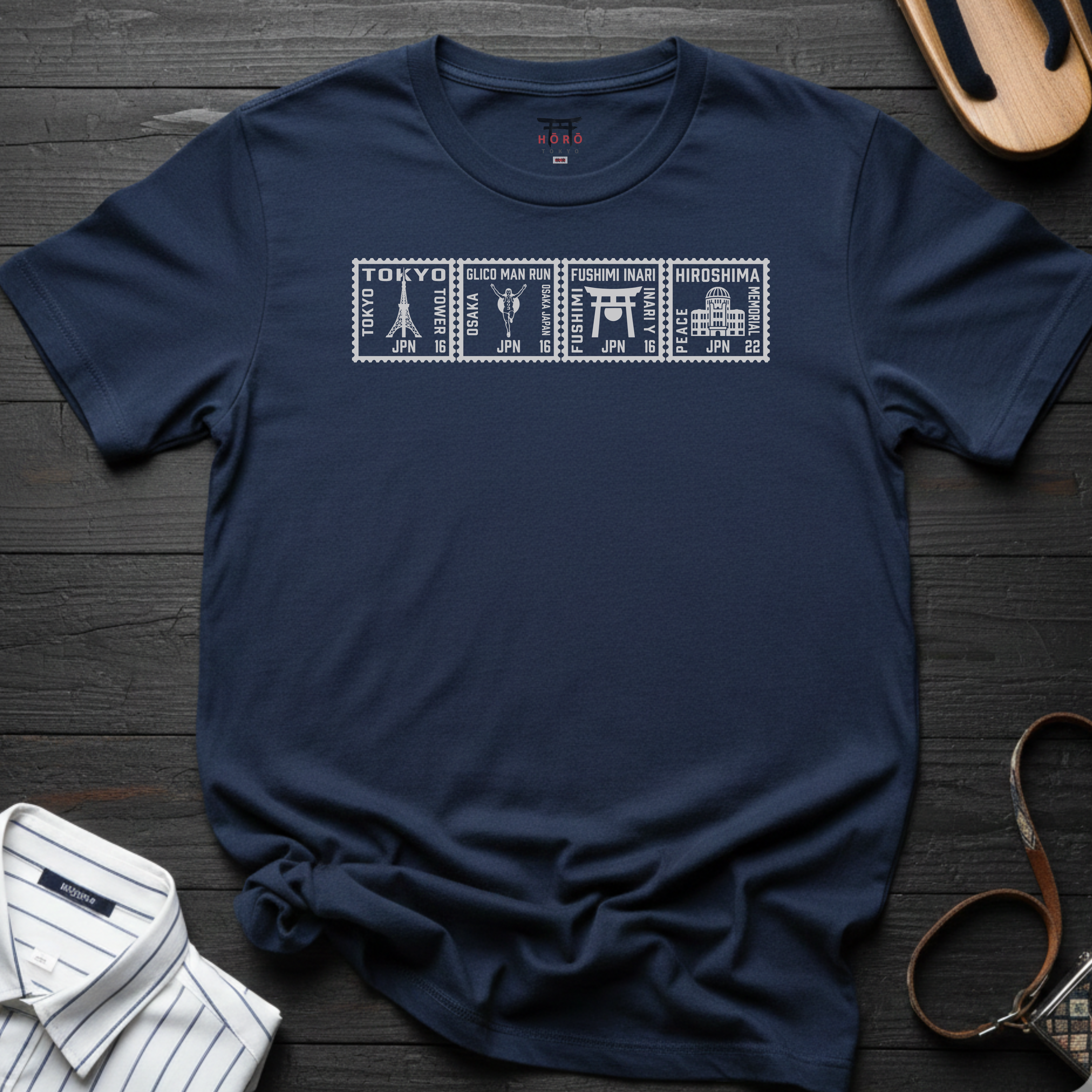City Icons - Stamps T-Shirt