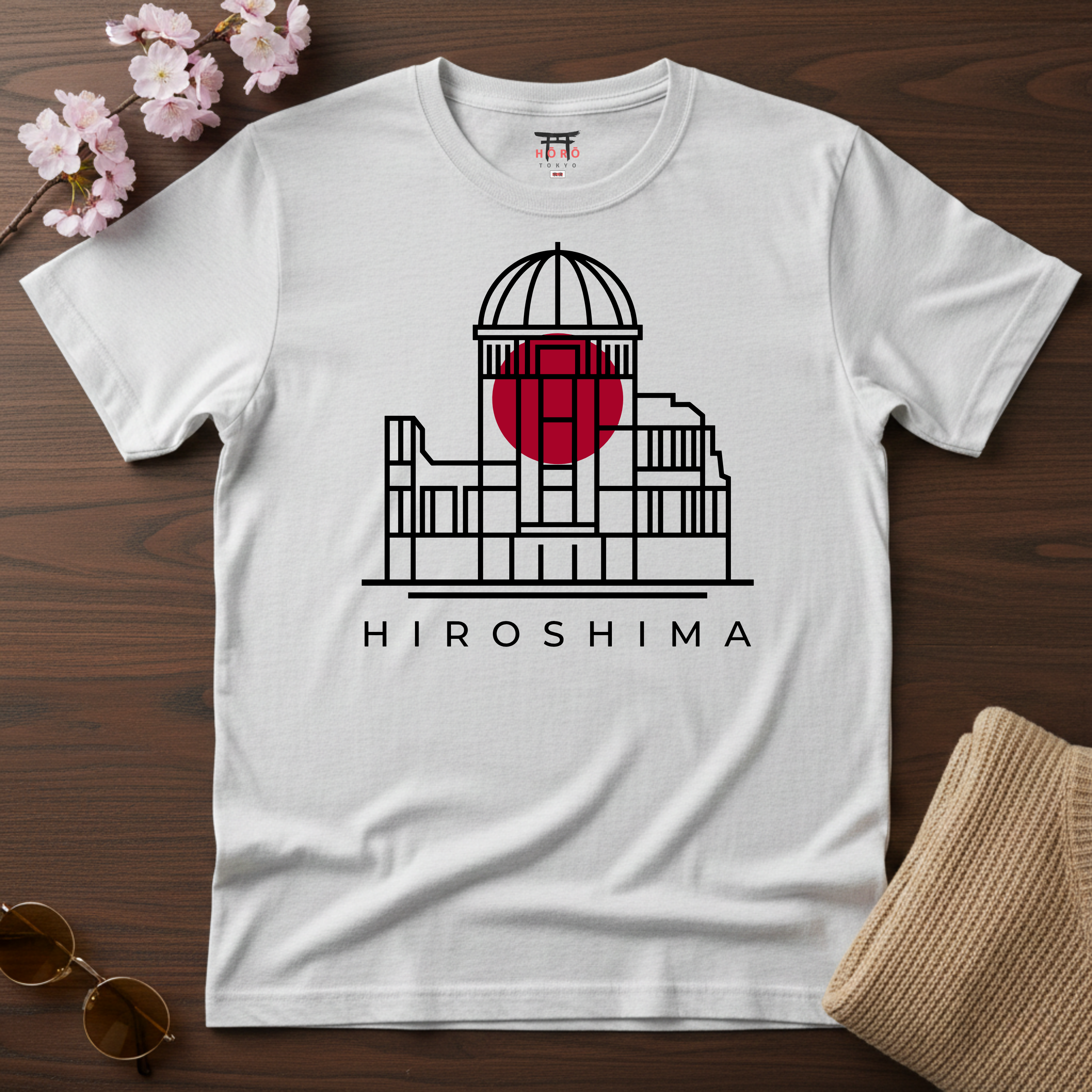 City Icons Hiroshima T-Shirt