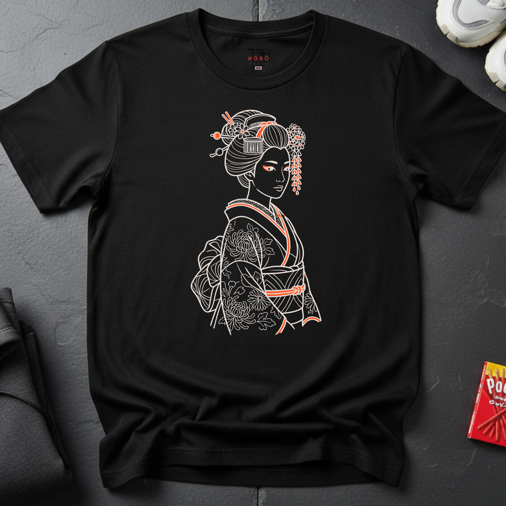 Oranje Geisha T-Shirt