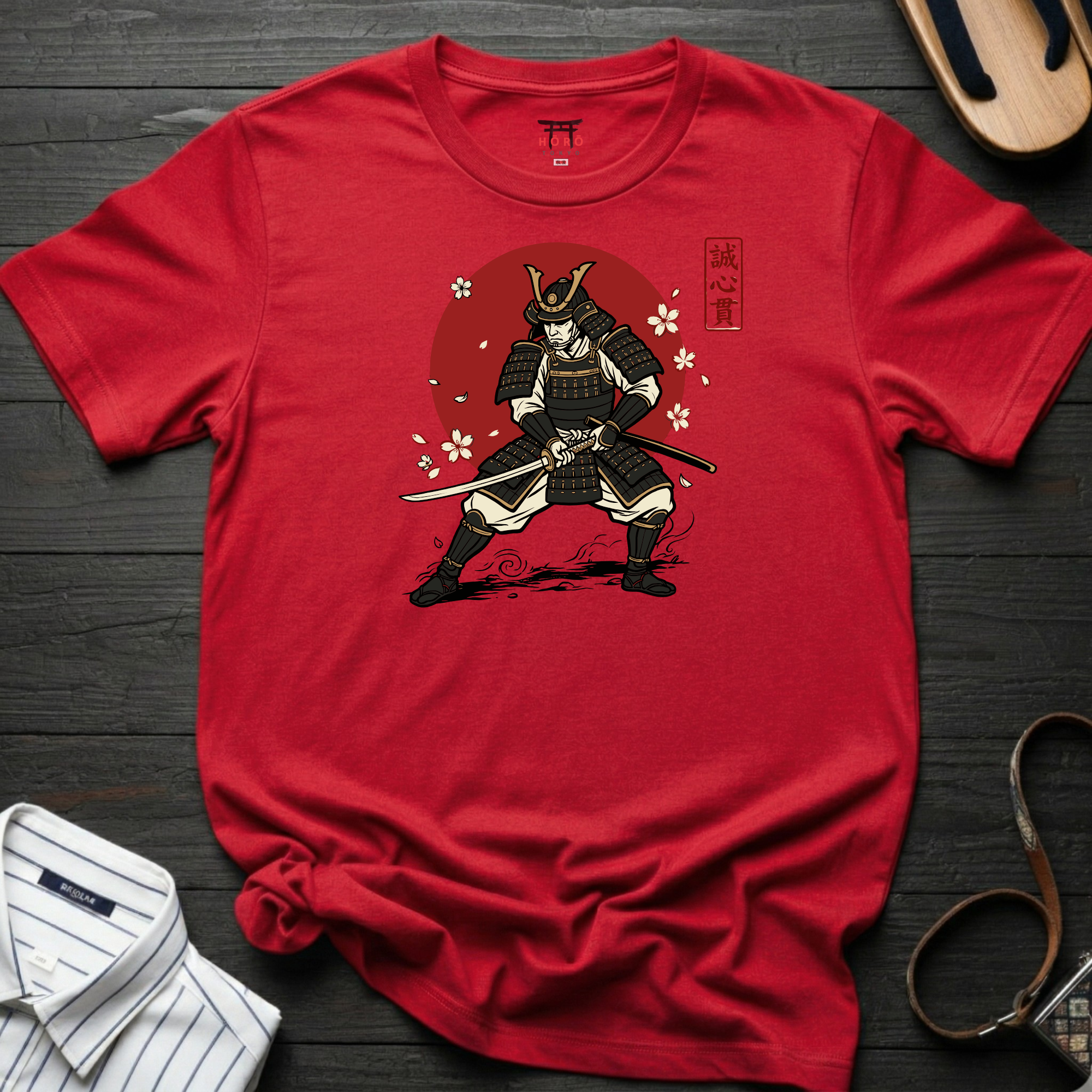 Black Sakura Samurai T-Shirt