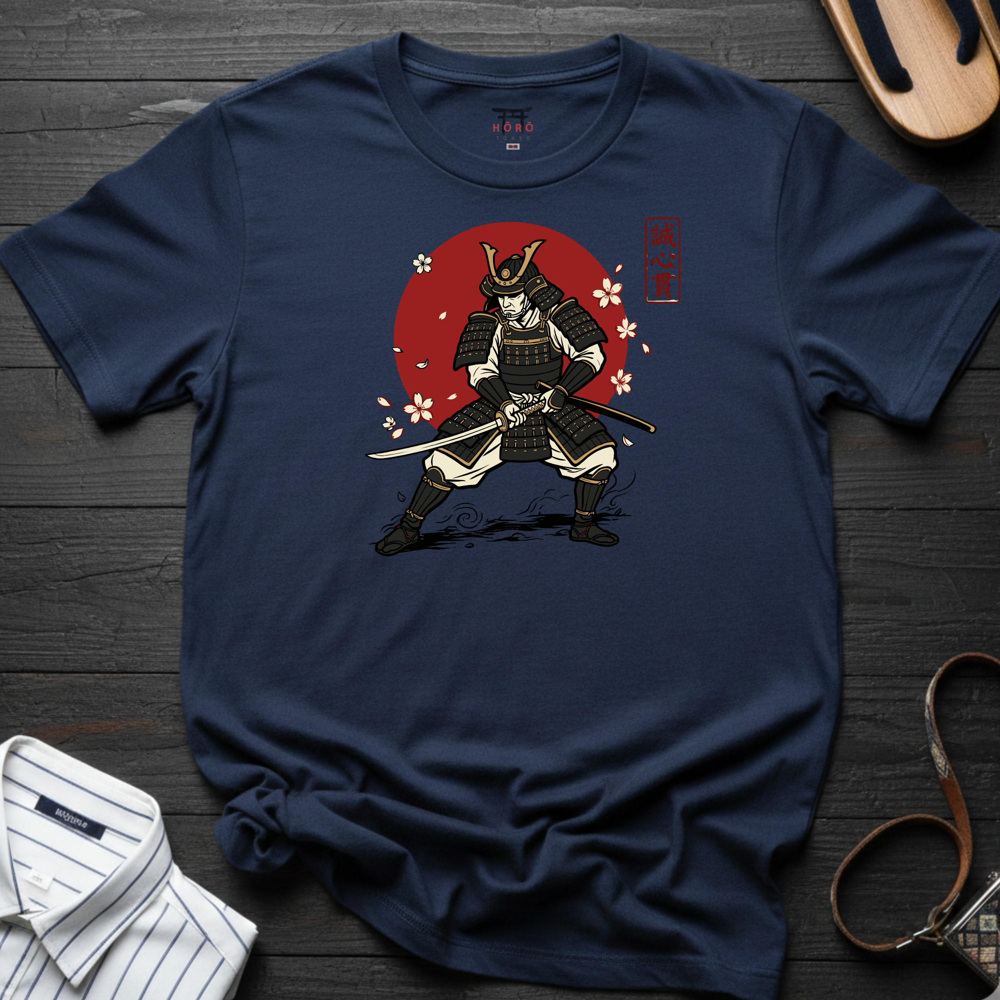 Black Sakura Samurai T-Shirt