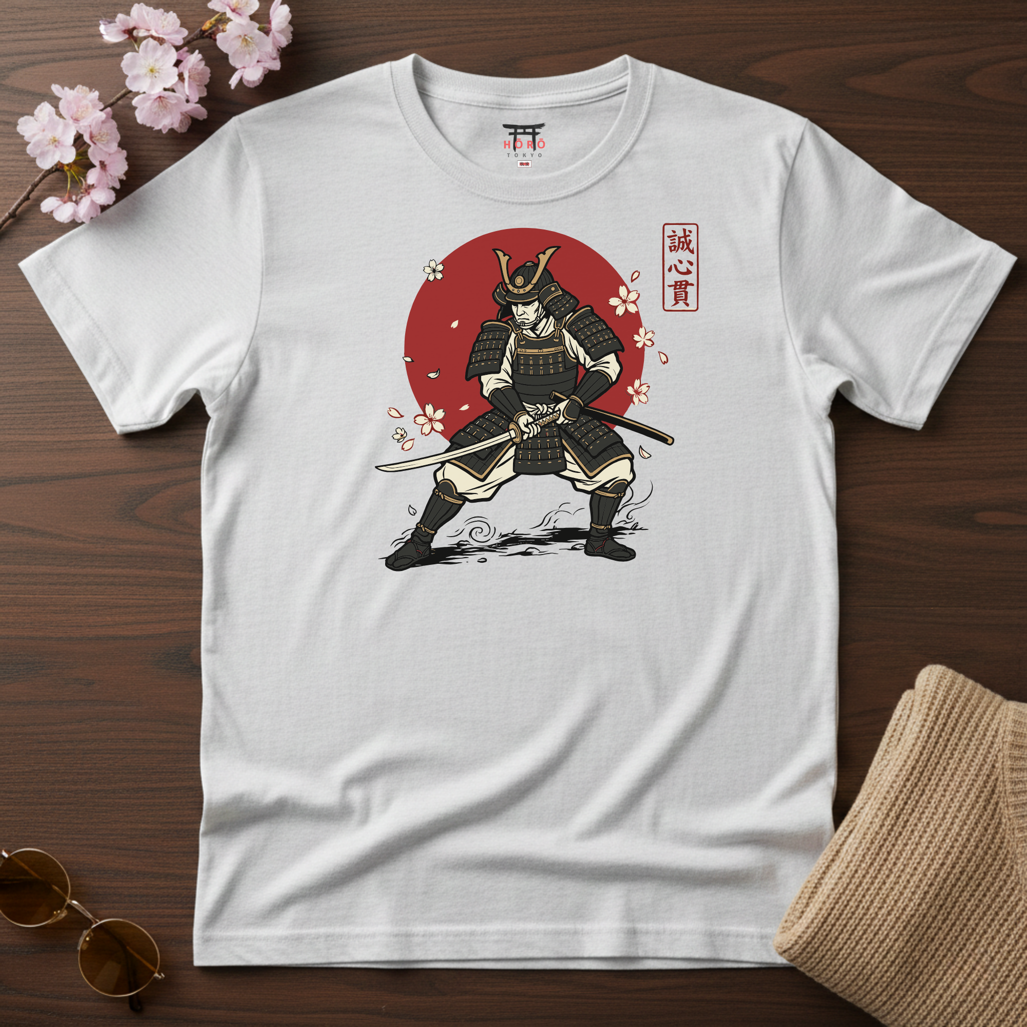 Black Sakura Samurai T-Shirt