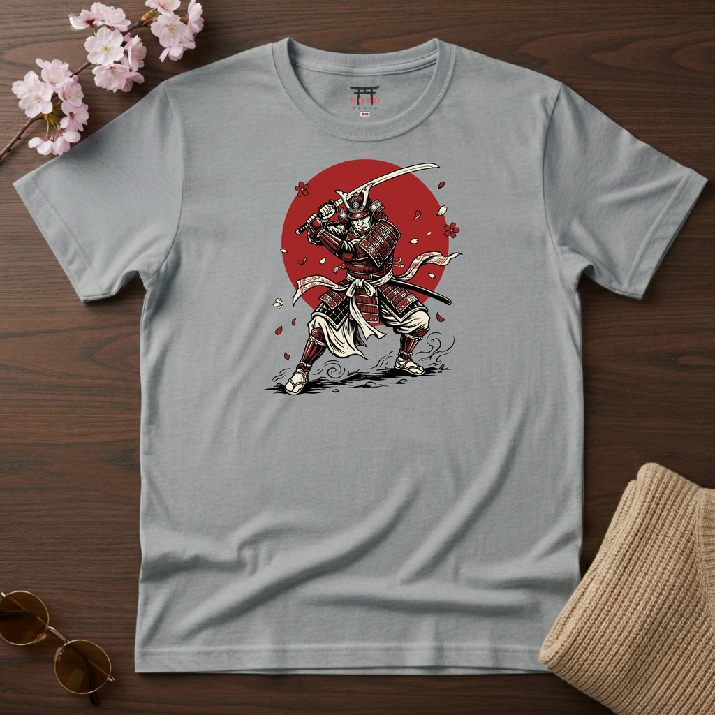 Red Sakura Samurai T-Shirt