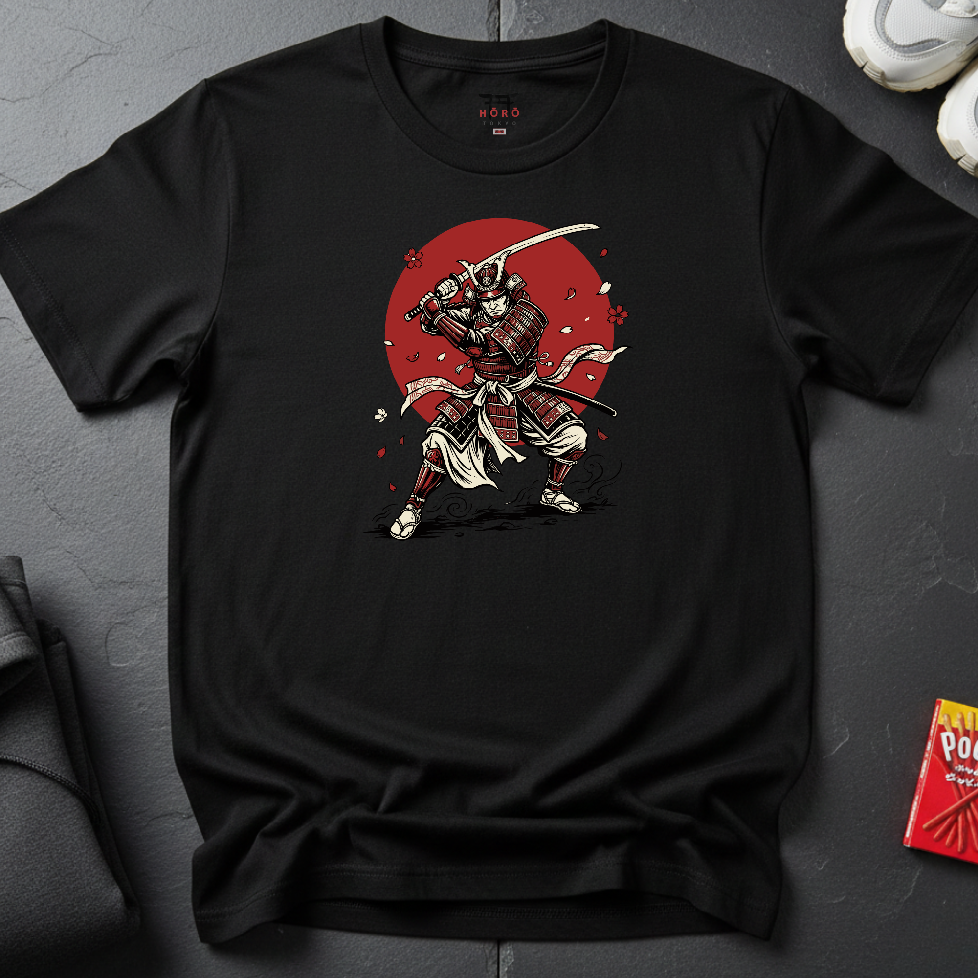 Red Sakura Samurai T-Shirt