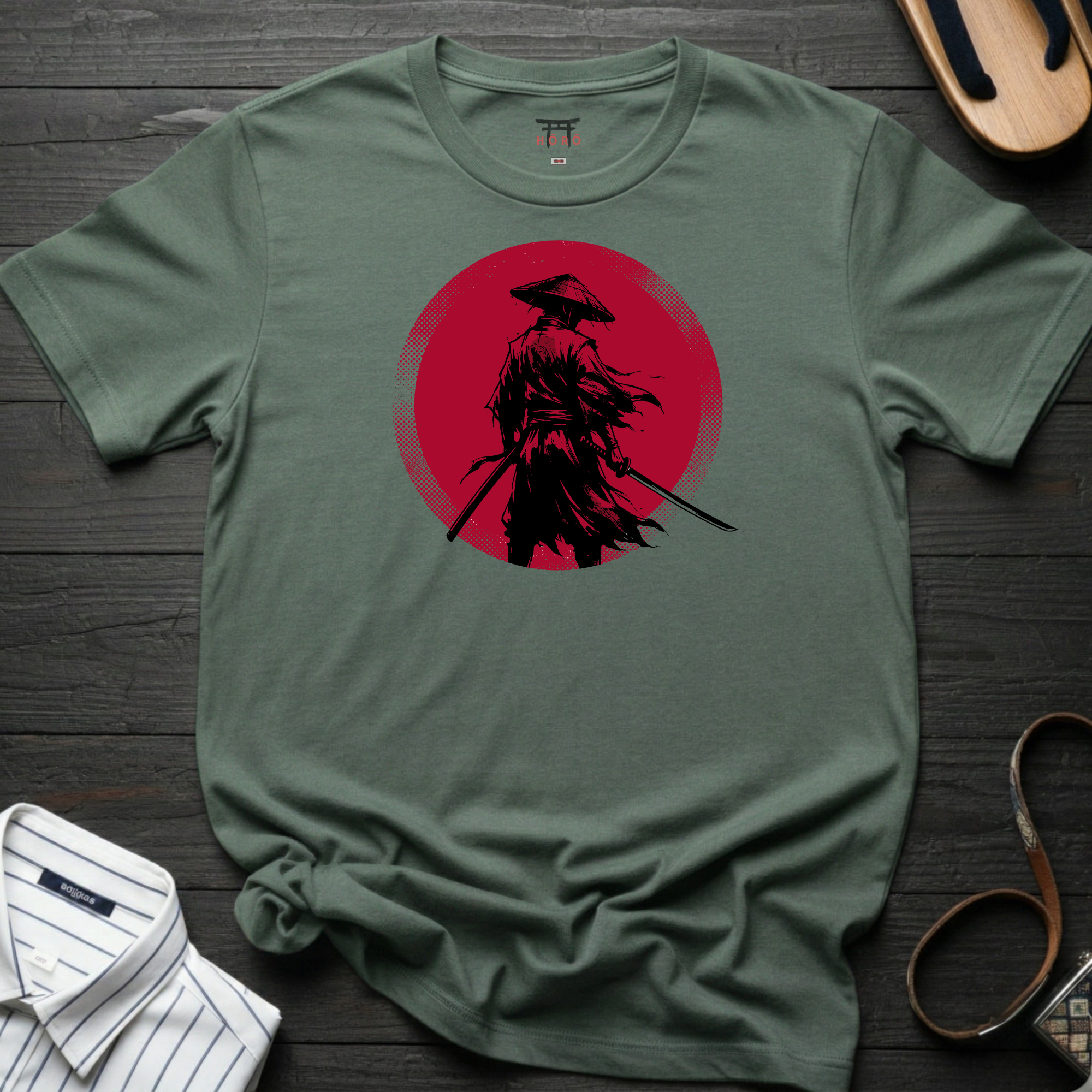 Red Sun Samurai T-Shirt