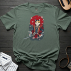 Wave Cat Samurai T-Shirt