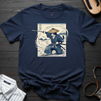 Wind Cat Samurai T-Shirt