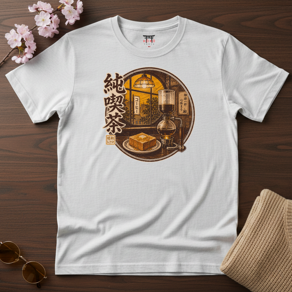 Japanese Retro Coffee T-Shirt