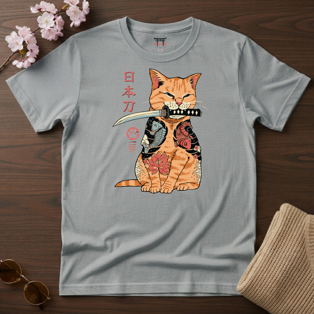 Neko Katana T-Shirt