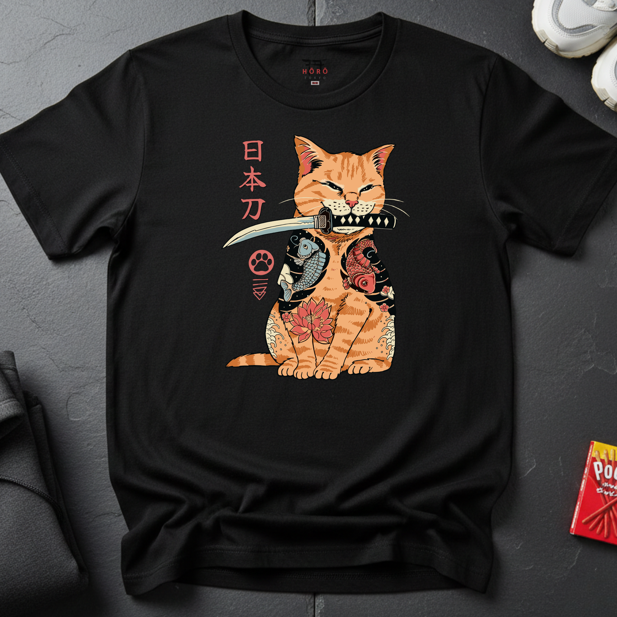 Neko Katana T-Shirt