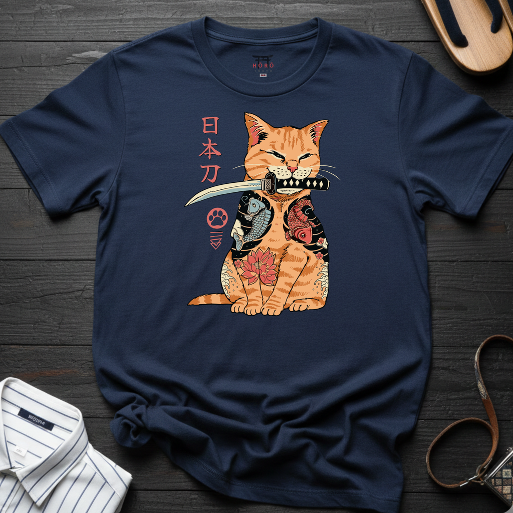 Neko Katana T-Shirt