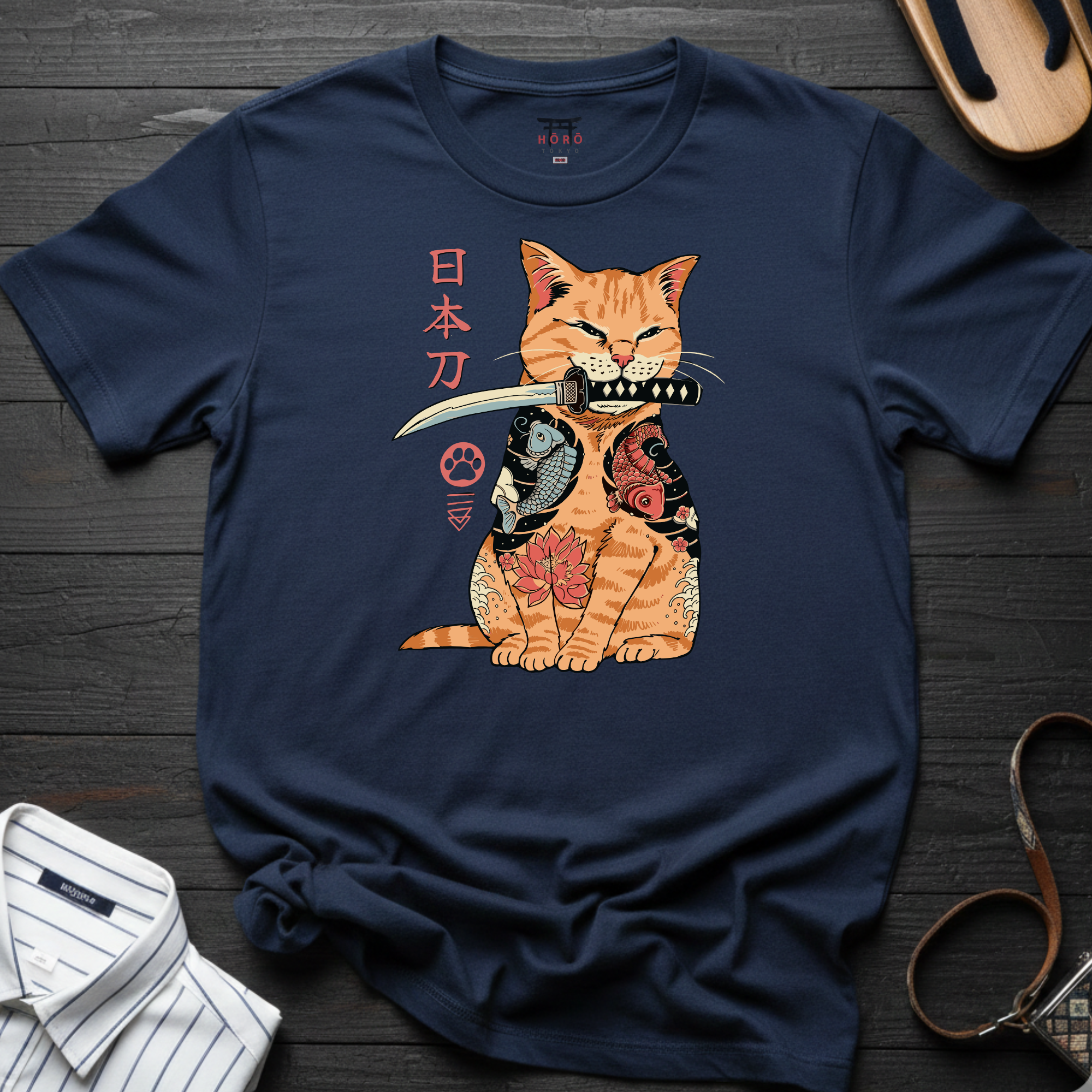 Neko Katana T-Shirt