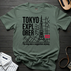 Tokyo Explorer Grid T-Shirt