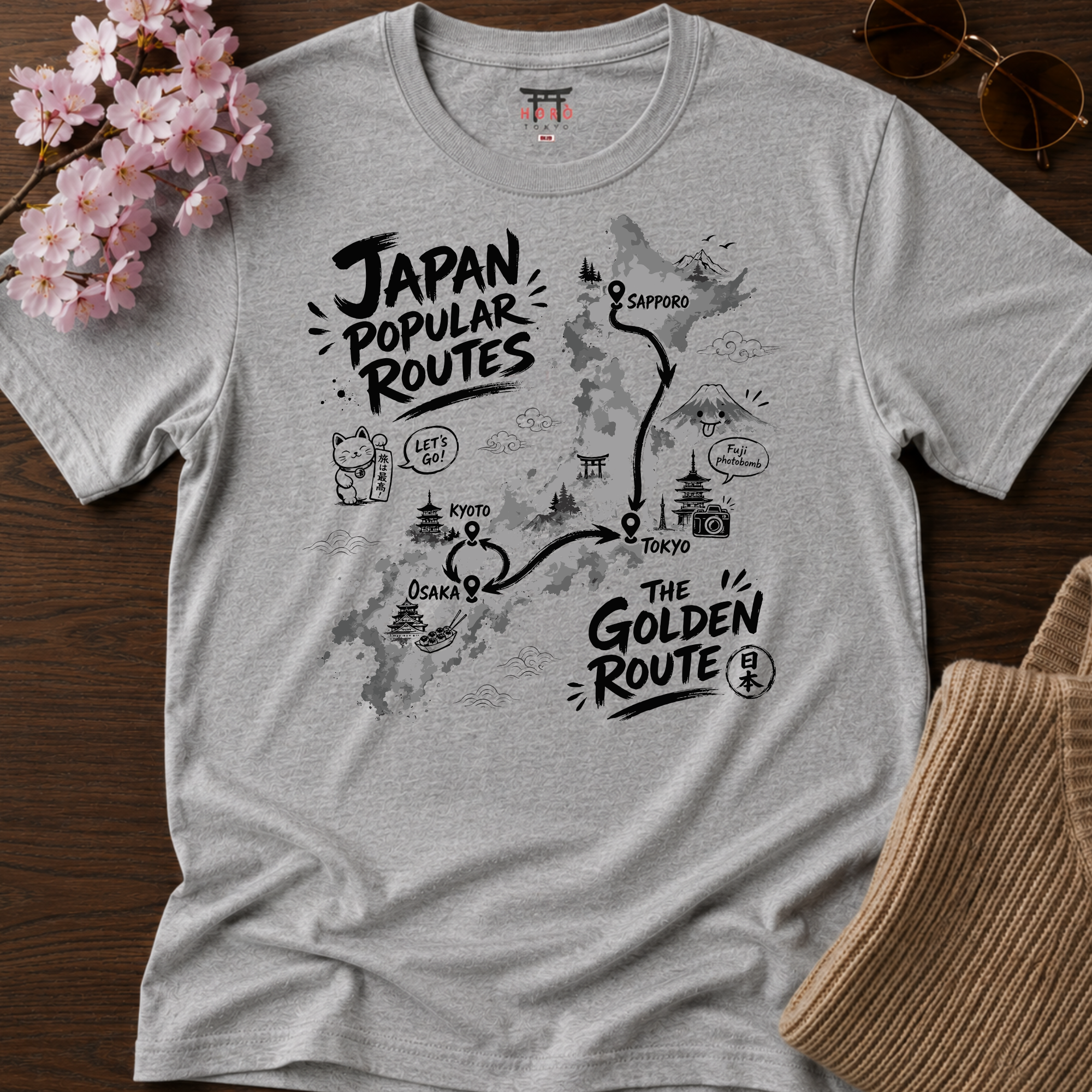 Japan Golden Route T-Shirt
