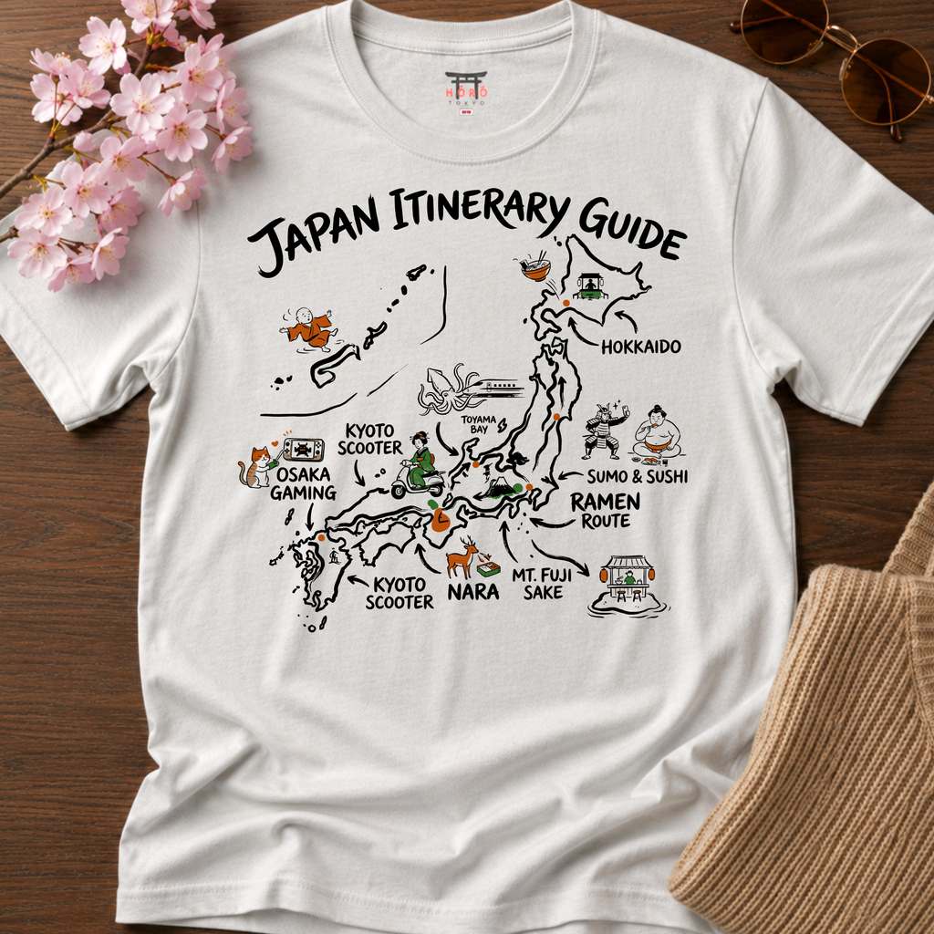 Japan Itinerary Guide T-Shirt