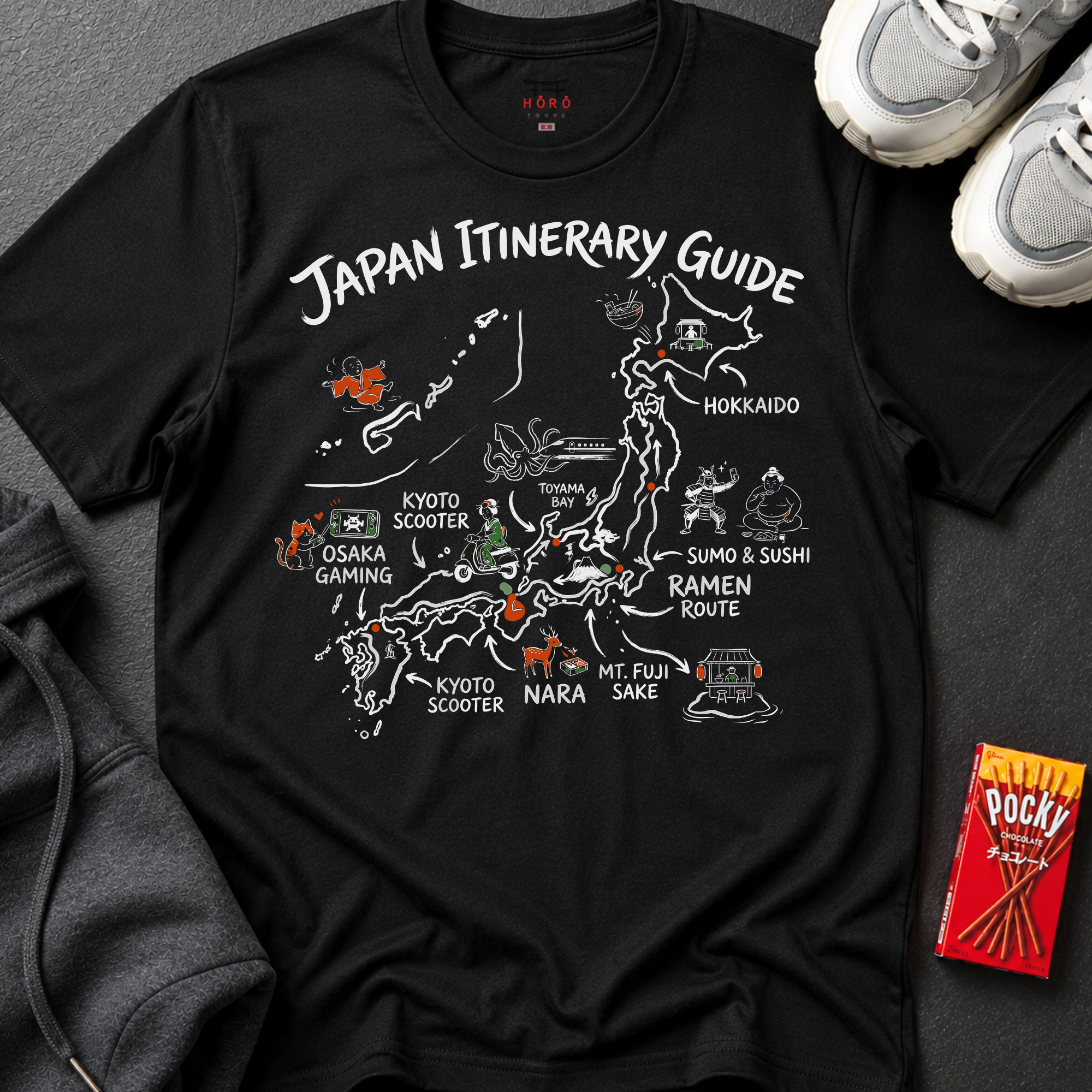 Japan Itinerary Guide T-Shirt