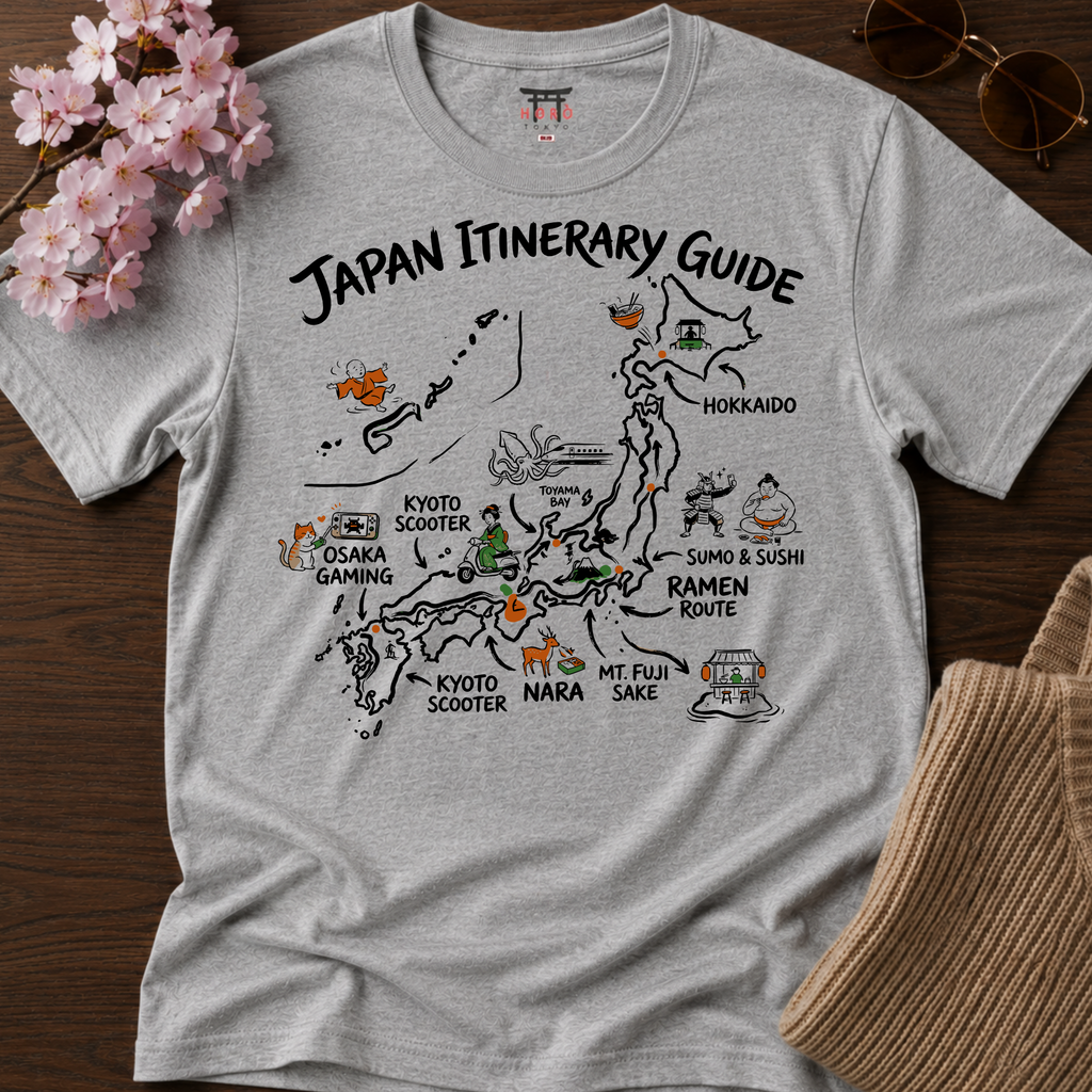 Japan Itinerary Guide T-Shirt