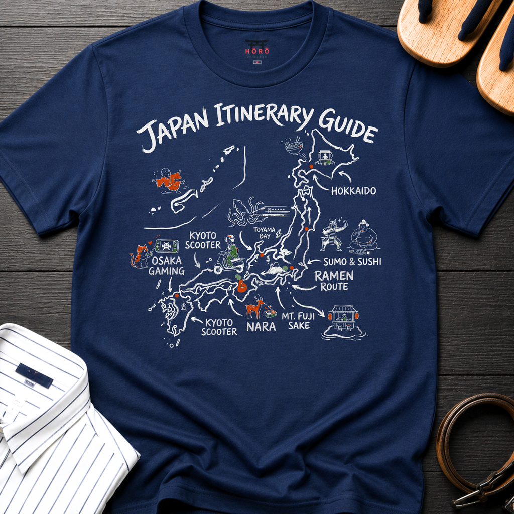 Japan Itinerary Guide T-Shirt