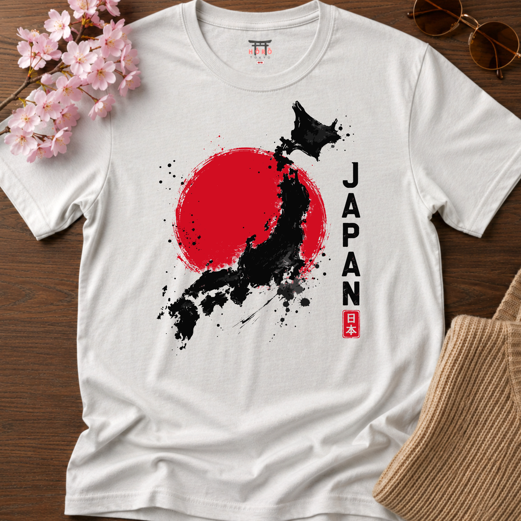 Japan Map T-Shirt
