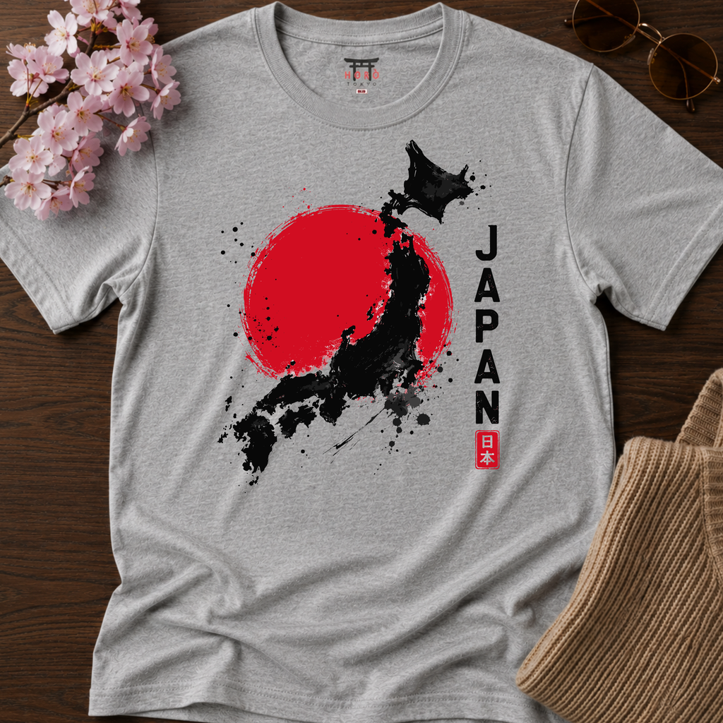 Japan Map T-Shirt