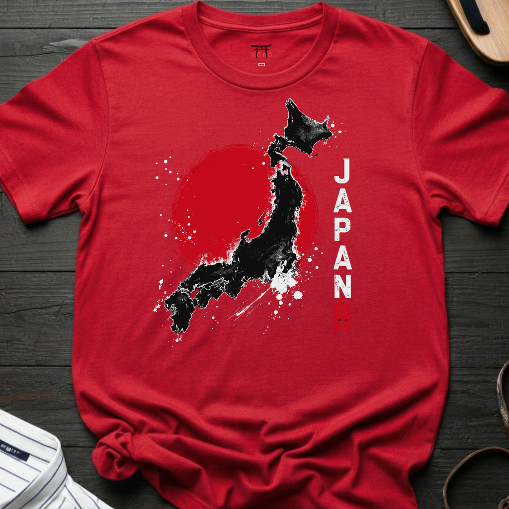 Japan Map T-Shirt