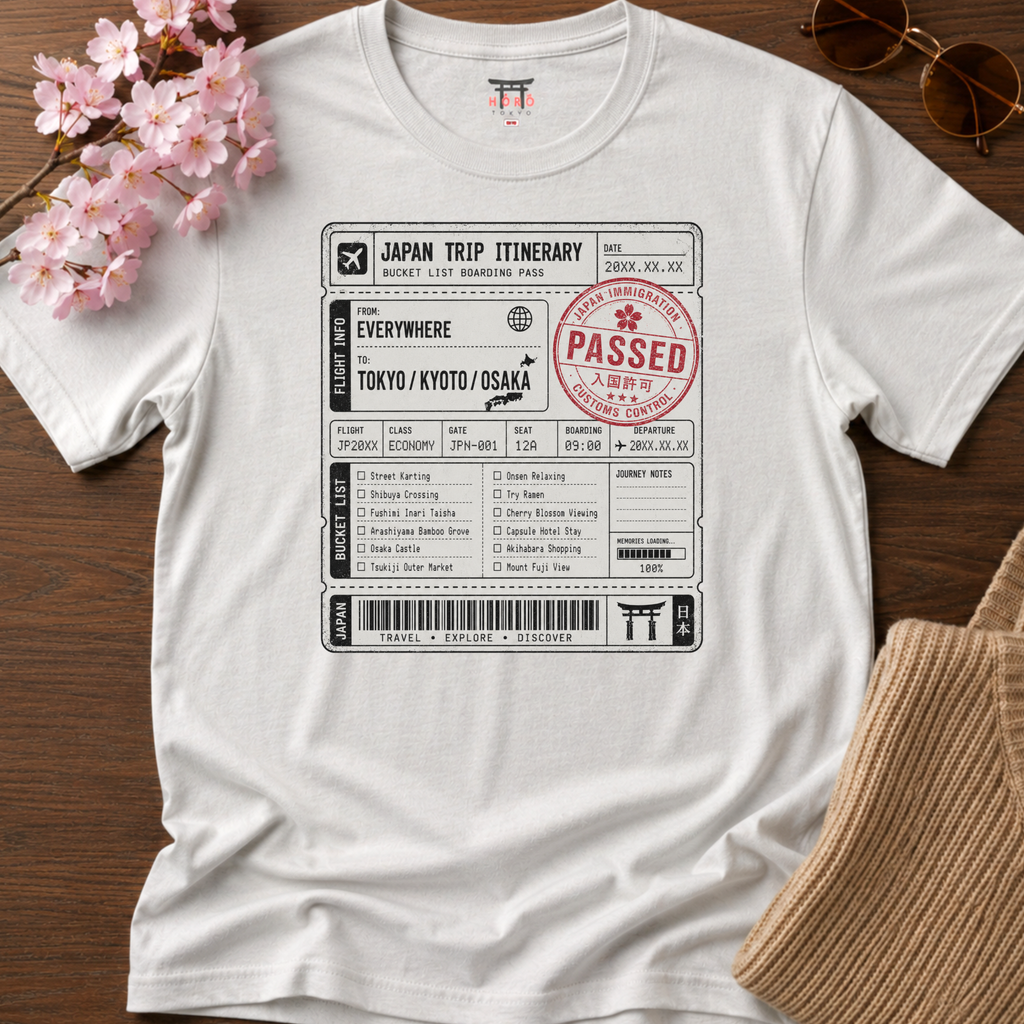Japan Trip Itinerary T-Shirt