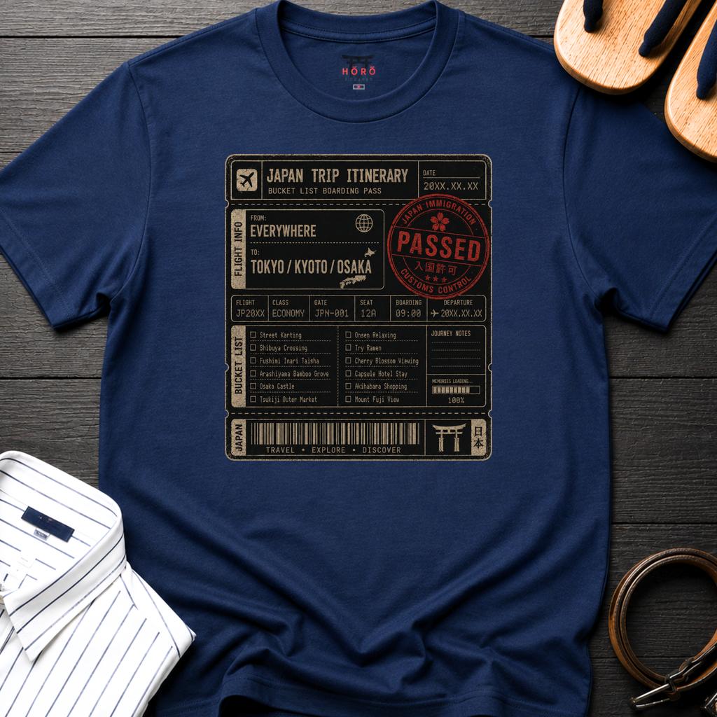 Japan Trip Itinerary T-Shirt