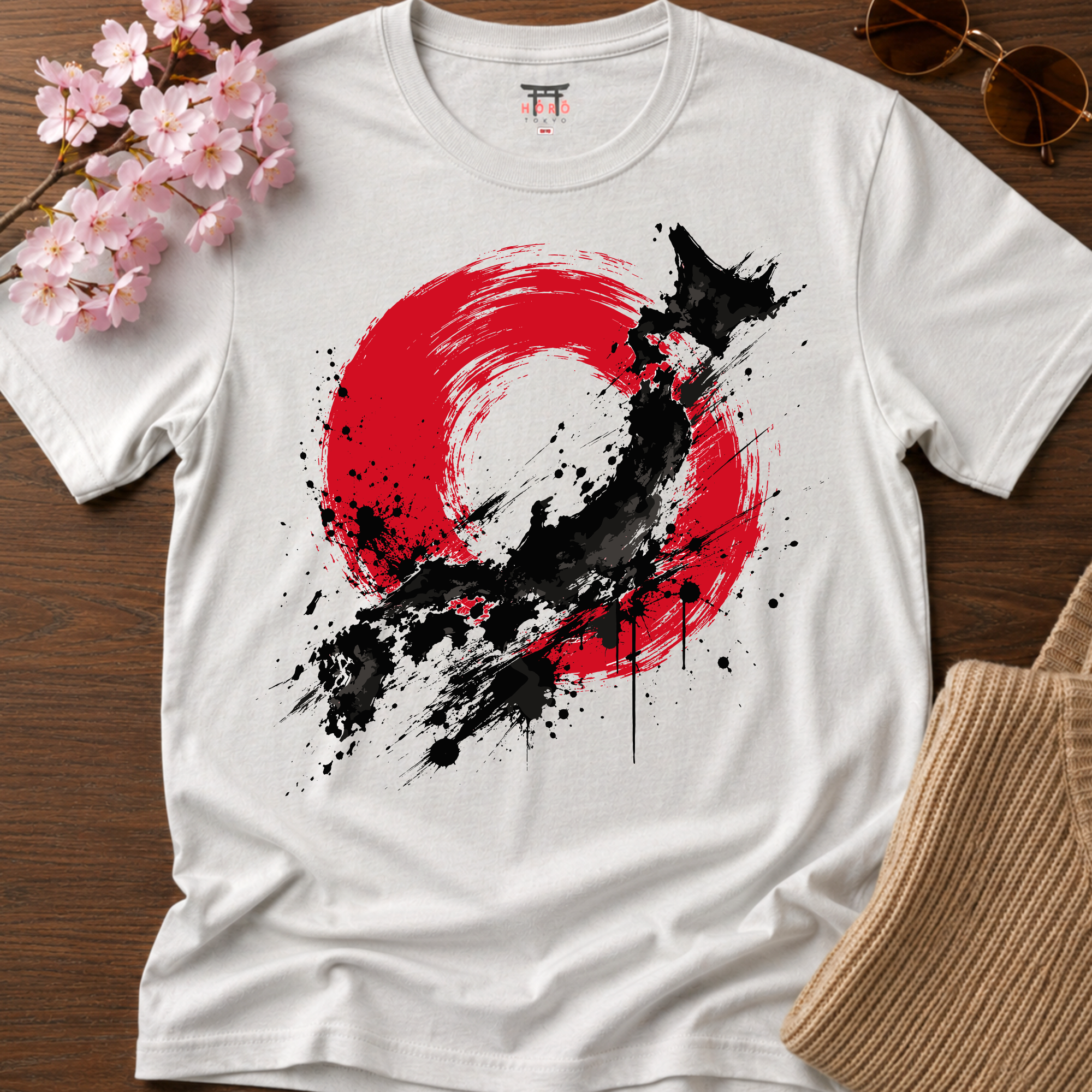 Red Stroke Japan T-Shirt