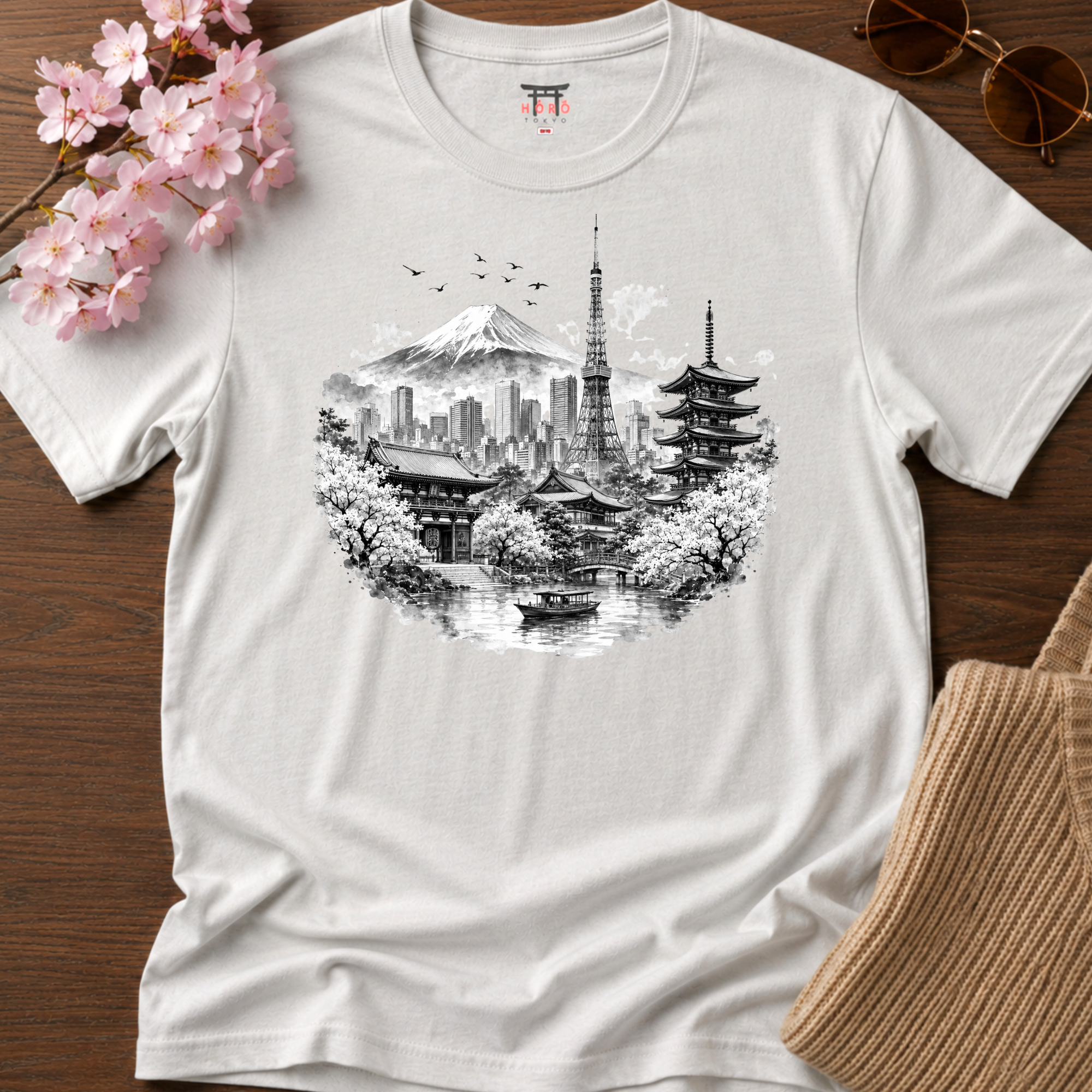 Tokyo Fuji Skyline T-Shirt