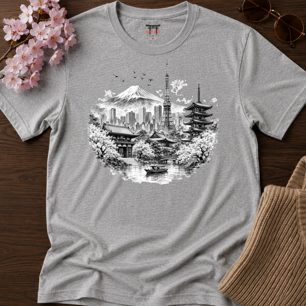 Tokyo Fuji Skyline T-Shirt