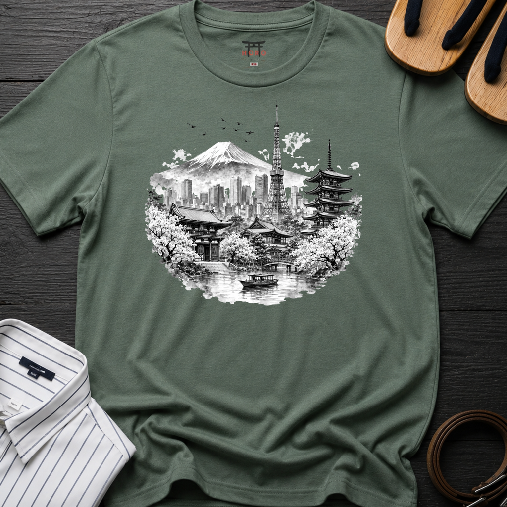 Tokyo Fuji Skyline T-Shirt