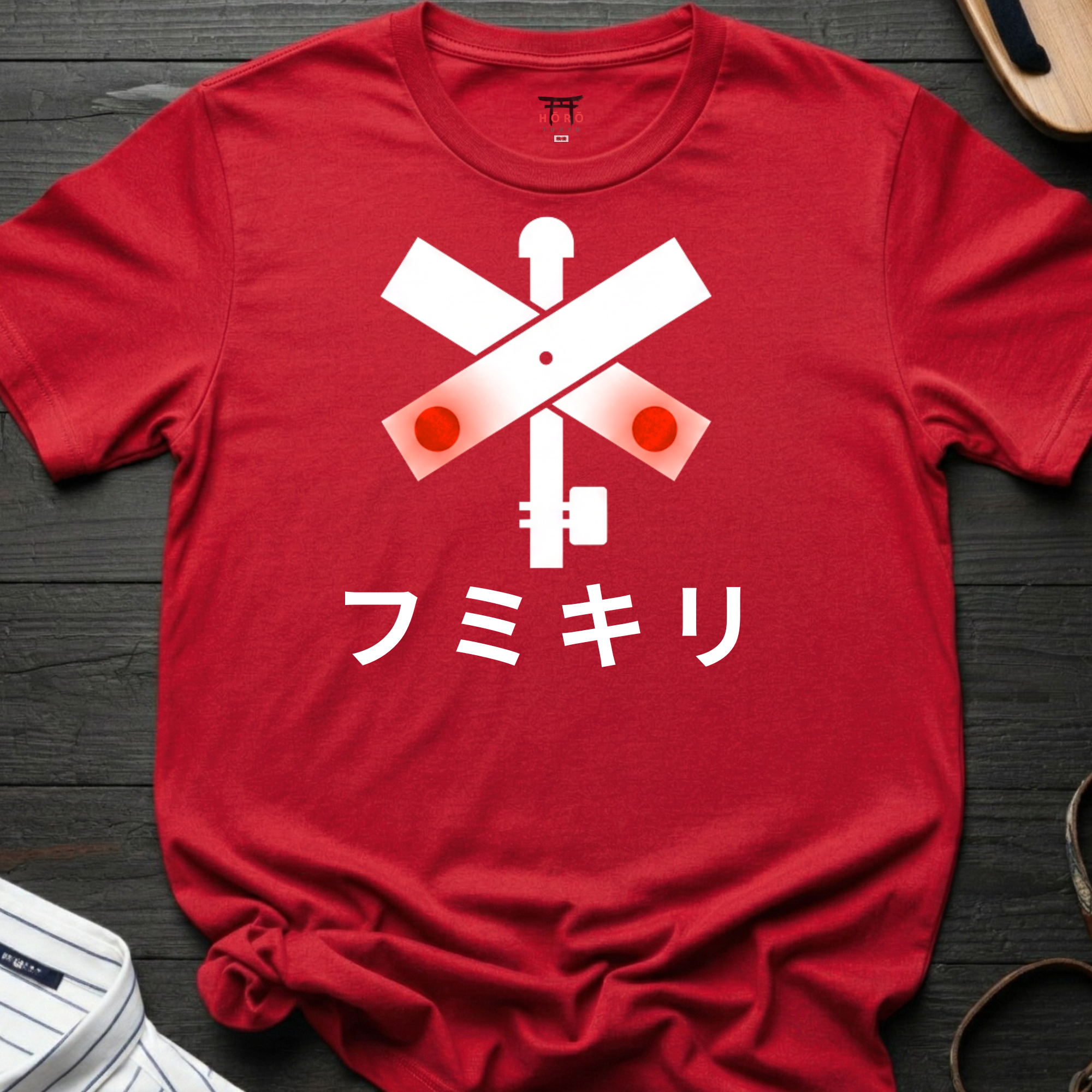 Japanese Railway Crossing T-Shirt