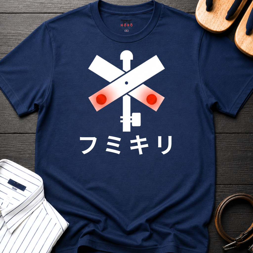 Japanisches Bahnübergangs-T-Shirt