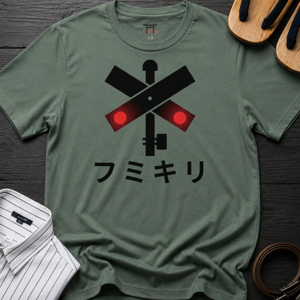 Japanisches Bahnübergangs-T-Shirt