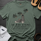 30,000 Steps Travel Society T-Shirt