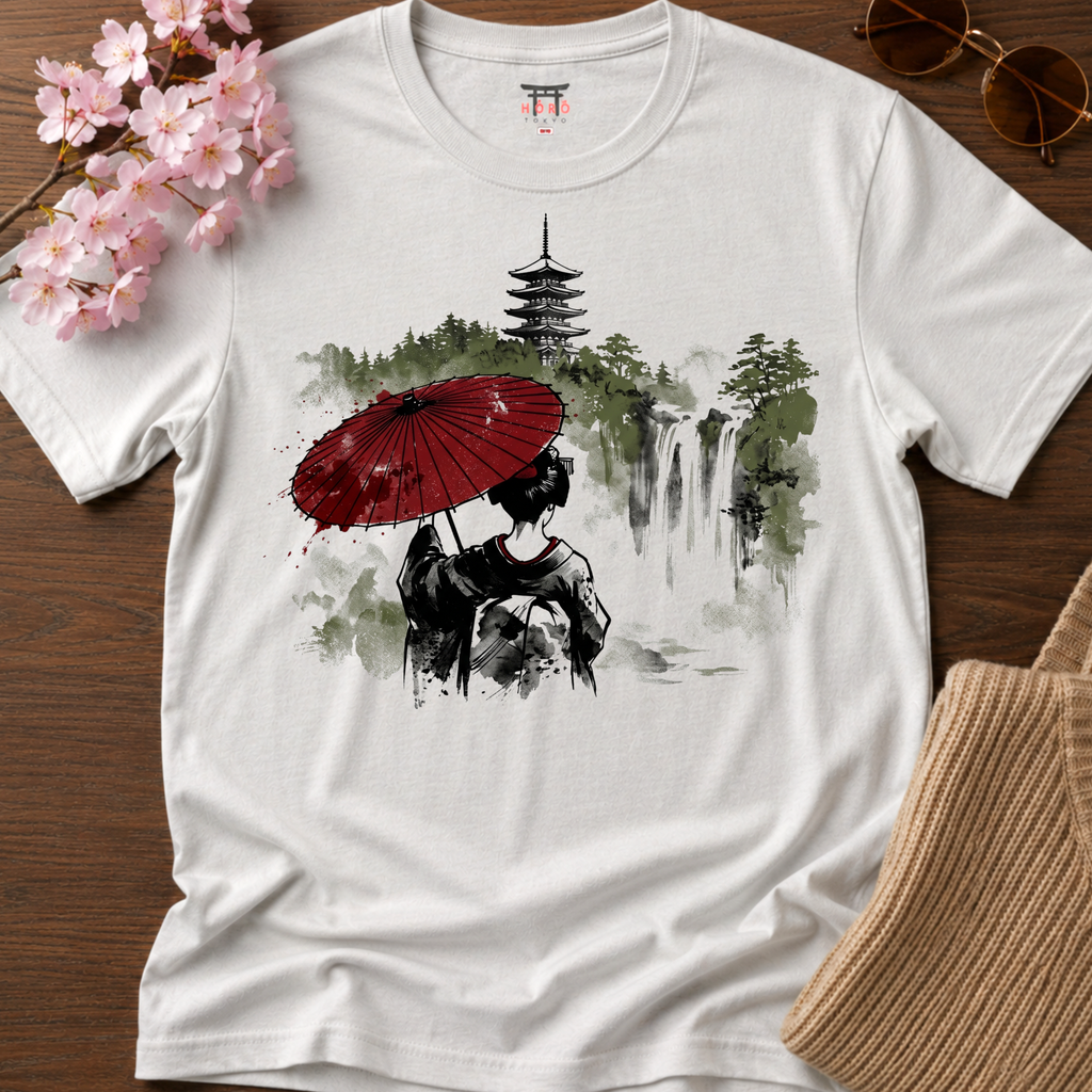 Geisha & Pagoda T-Shirt