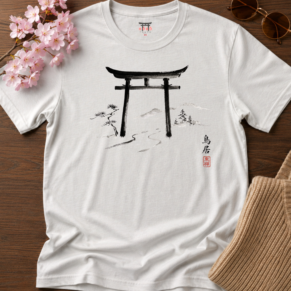 Torii & Mountains Path T-Shirt