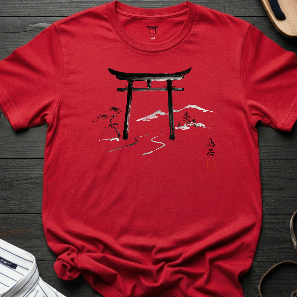 Torii & Mountains Path T-Shirt