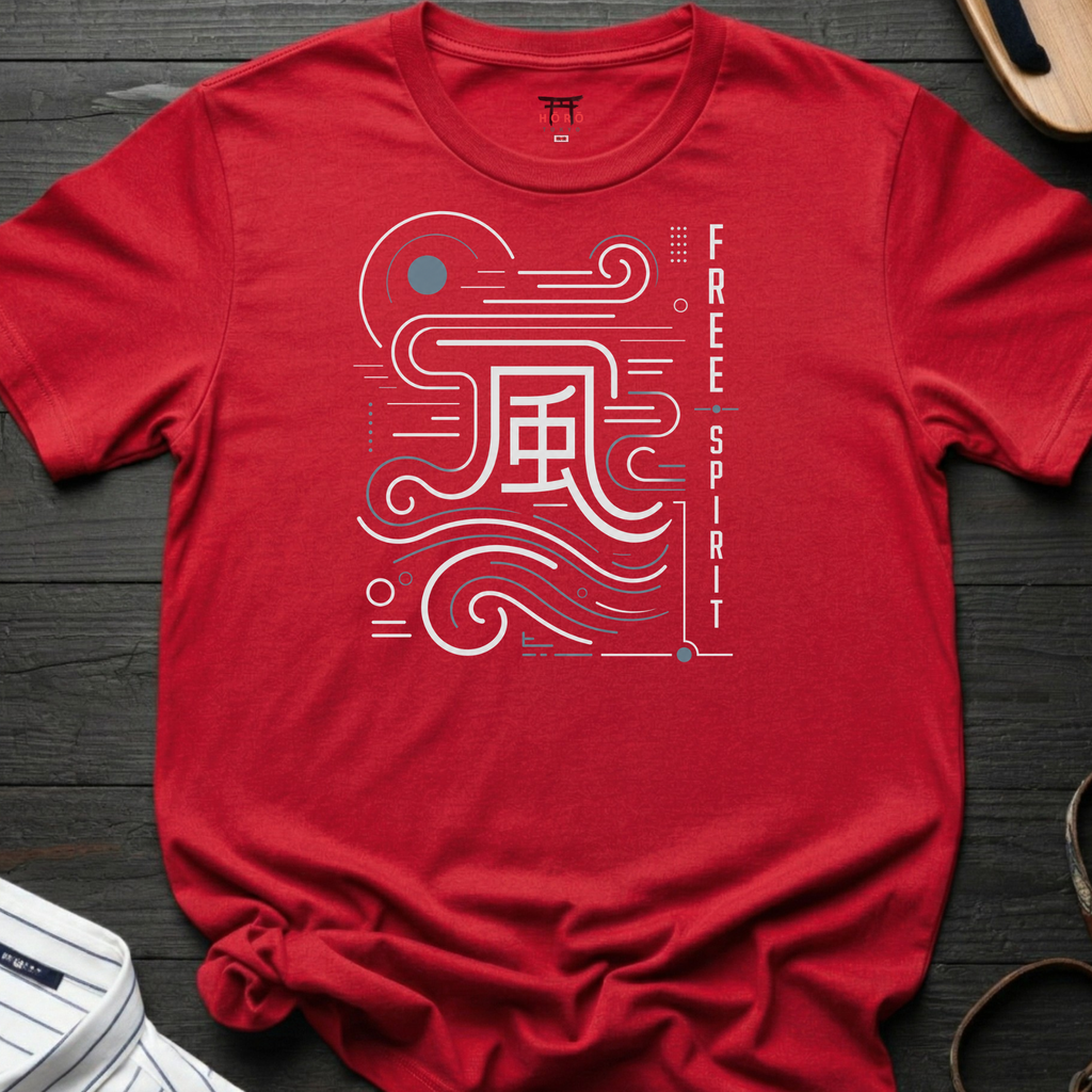 Free Spirit Typography T-Shirt