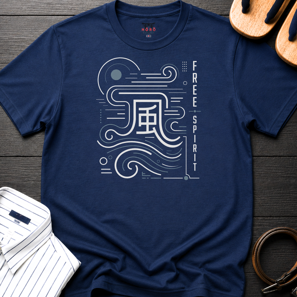 Free Spirit Typography T-Shirt