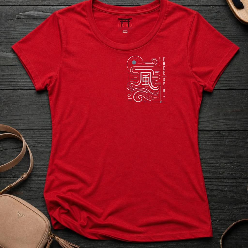 Free Spirit Typography T-Shirt