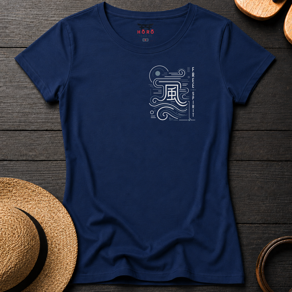 Free Spirit Typography T-Shirt
