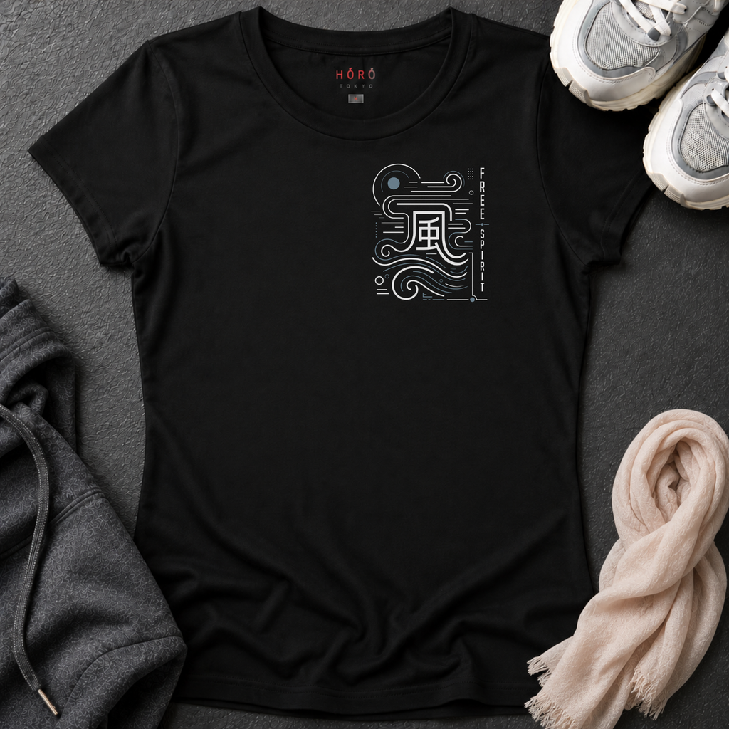 Free Spirit Typography T-Shirt