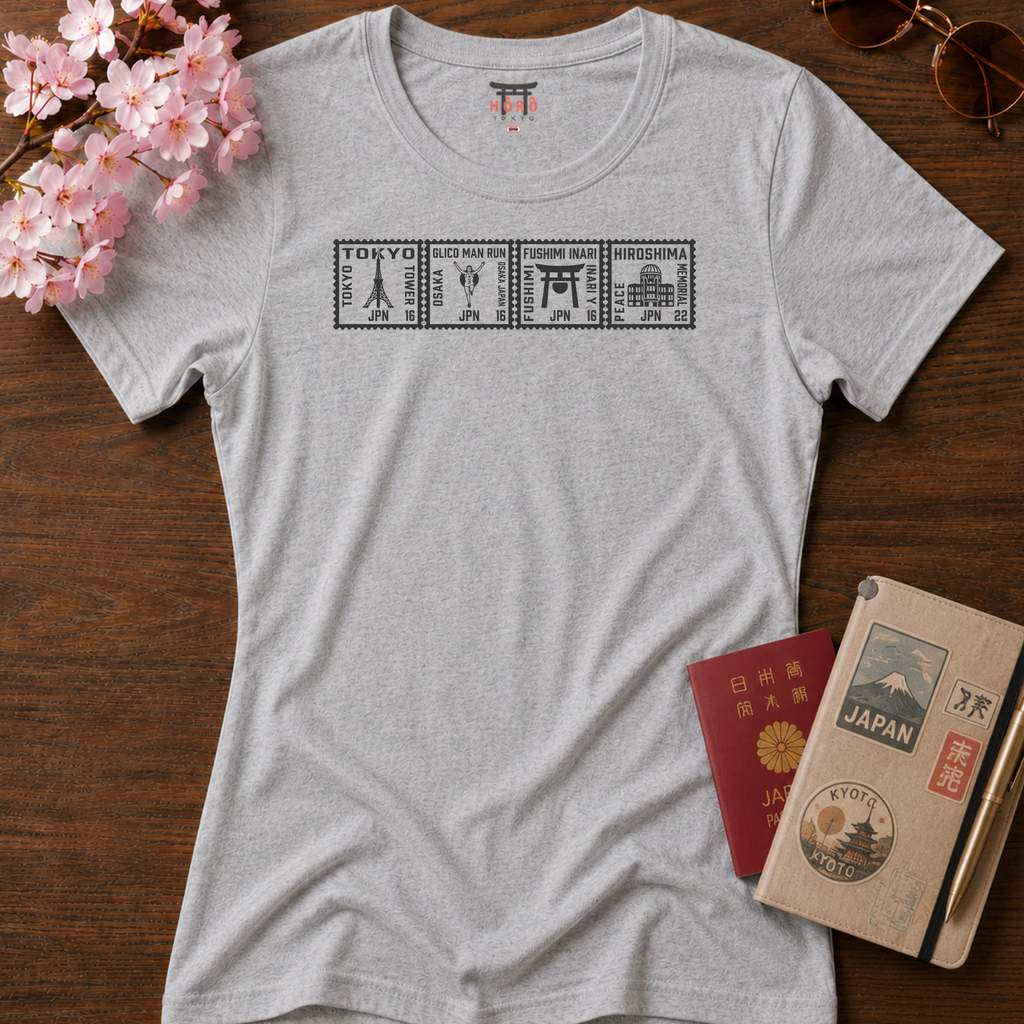 City Icons Stamps T-Shirt