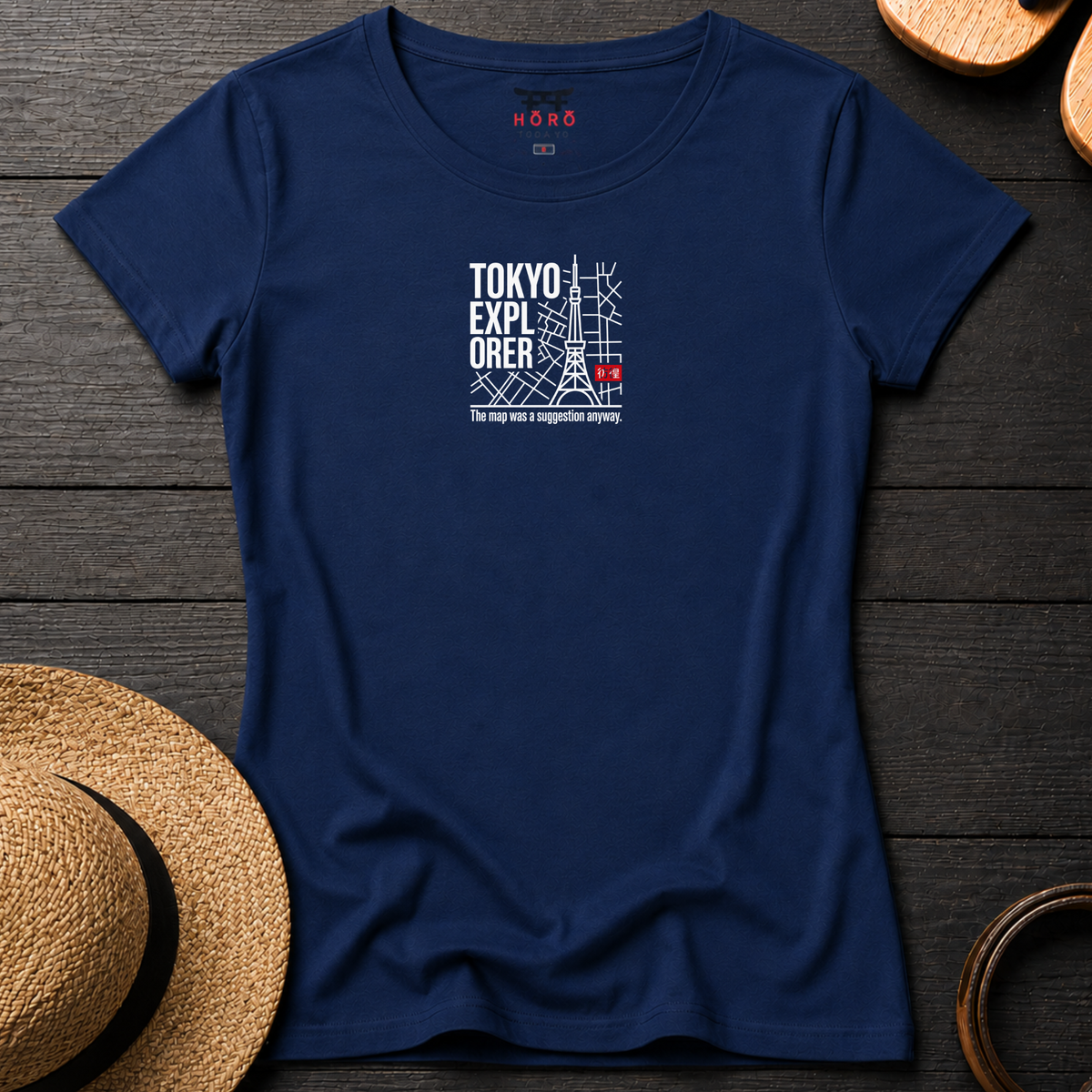 Tokyo Explorer Grid T-Shirt