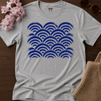 Seigaiha Blue T-Shirt