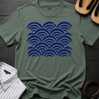 Seigaiha Blue T-Shirt