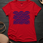 Seigaiha Blue T-Shirt