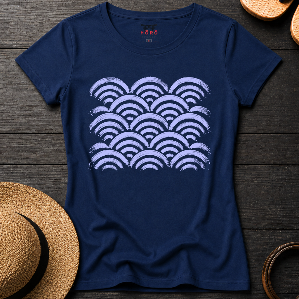 Seigaiha Blue T-Shirt
