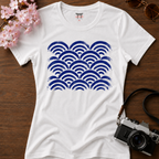 Seigaiha Blue T-Shirt
